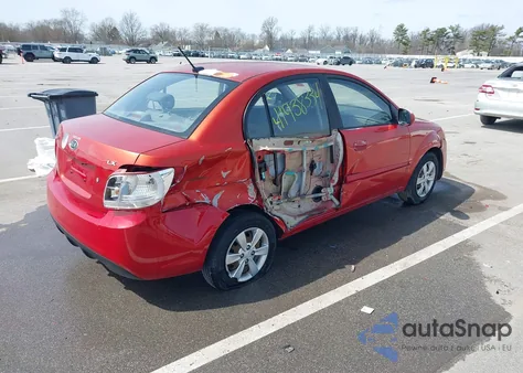 2011 Kia Rio Lx from USA, damaged, VIN KNADH4A37B6944224